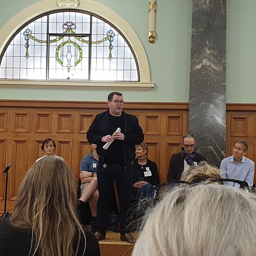 SGCNZ University of Otago Sheilah Winn Shakespeare Festival - Wellington Nationals - Reception at Parliament with Hon. Grant Robertson
