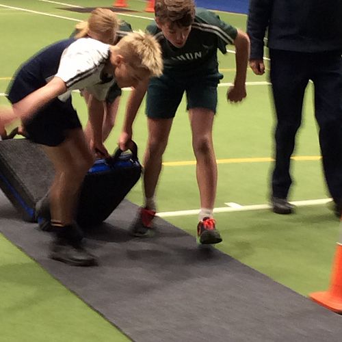 Dragging the dummy