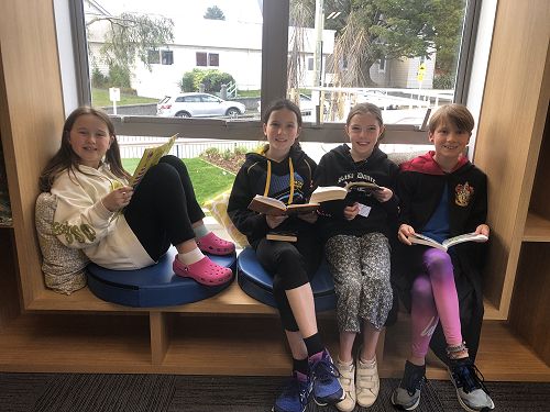 Our fabulous new library!