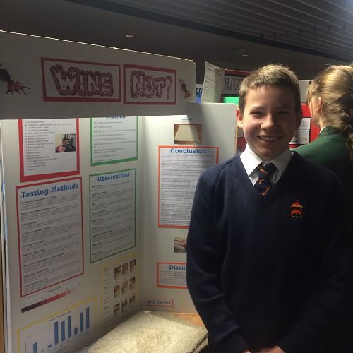 Will Turner at Otago Science Fair