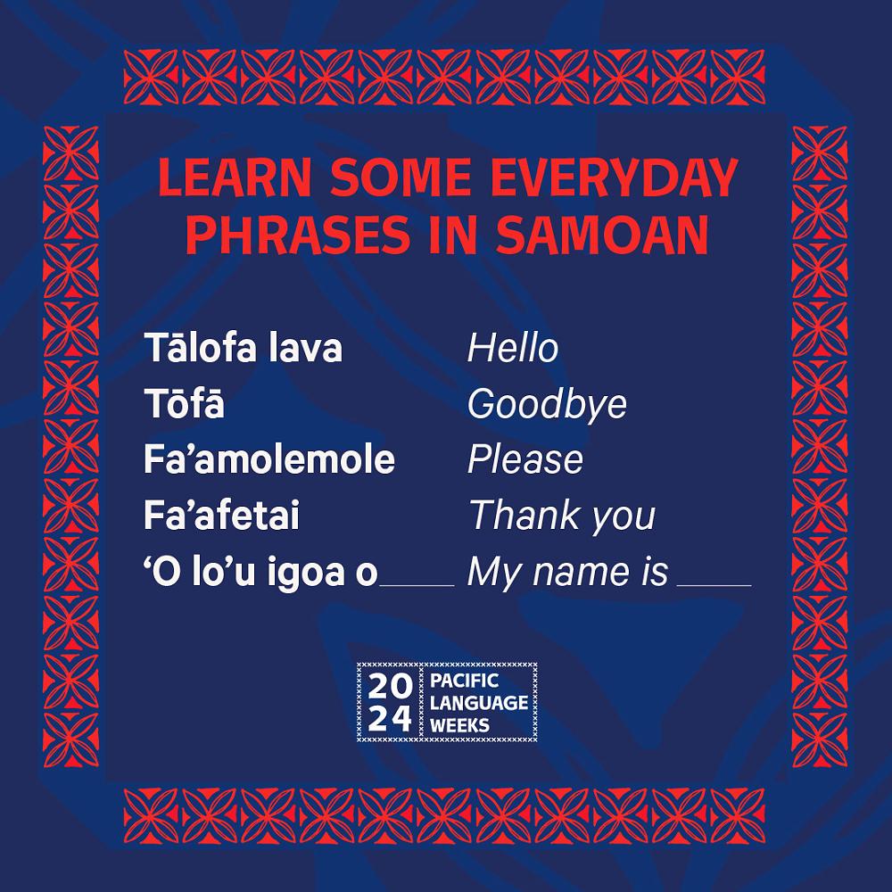 Vaiaso o le Gagana Samoa - Samoa Language Week