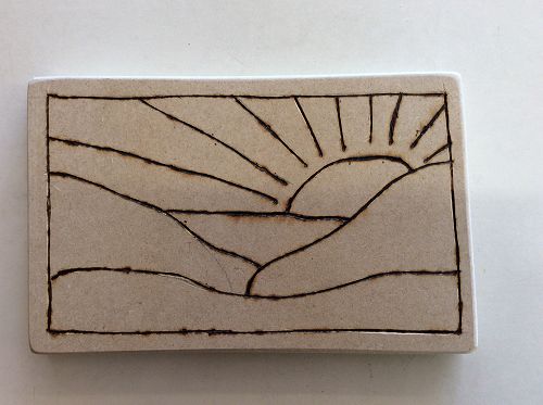 A cool piece of carving done by Magic Chirnside from Room 14