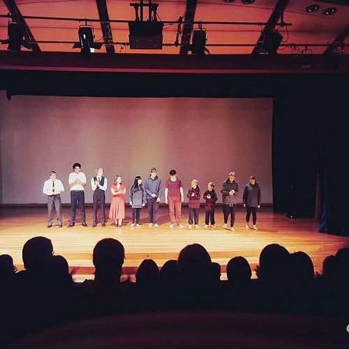 Curtain call, Final performance of Medea, Year 13 Drama Production 2016