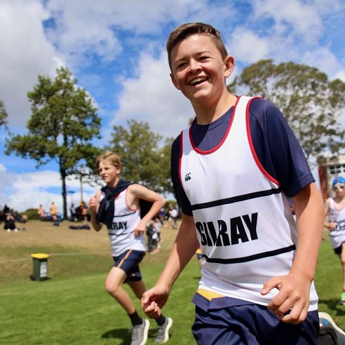 Tom Fowler, loving the athletics