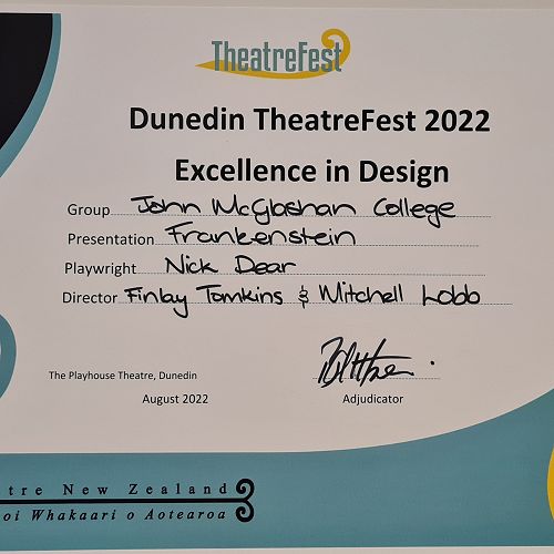 Theatrefest Local Otago Competition&nbsp;