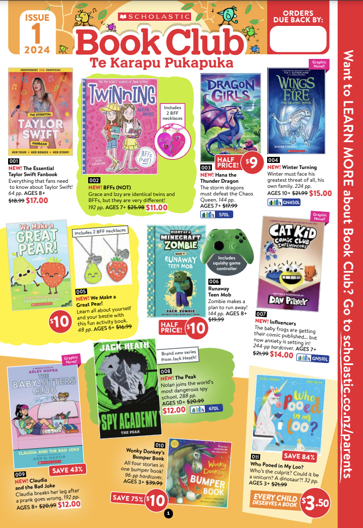 Scholastic Book Club , Issue 1, 2024