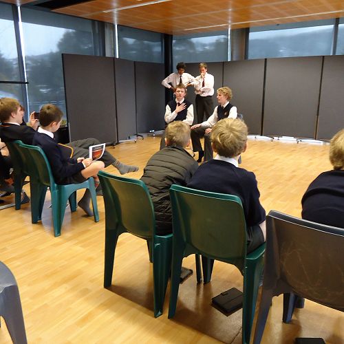 Improv teams, entertaining the yr 7 crowd