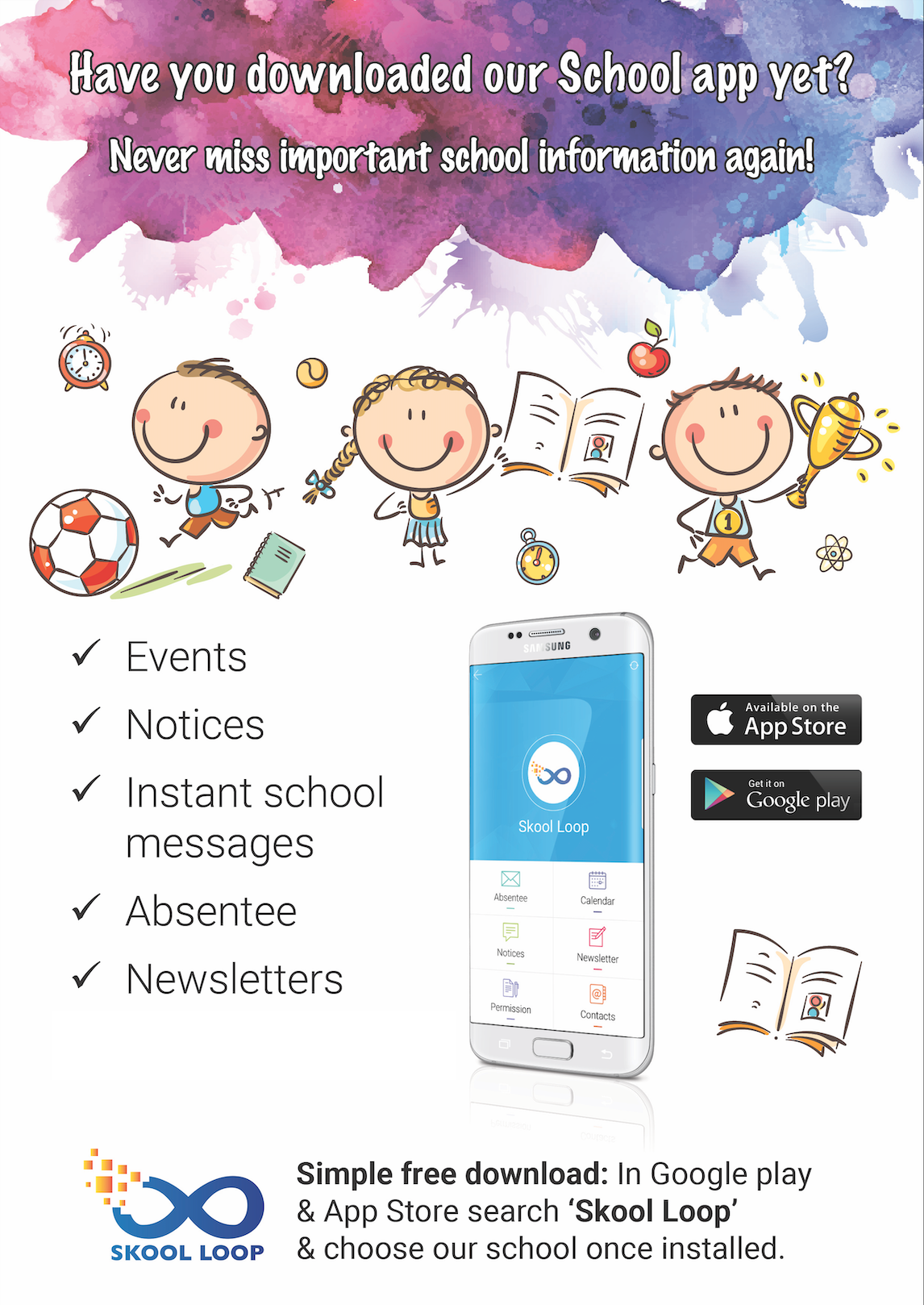 Keep up to date with Skool Loop
