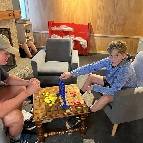 Y9 Camp 24 - Patrick takes on the champ...and wins four times!
