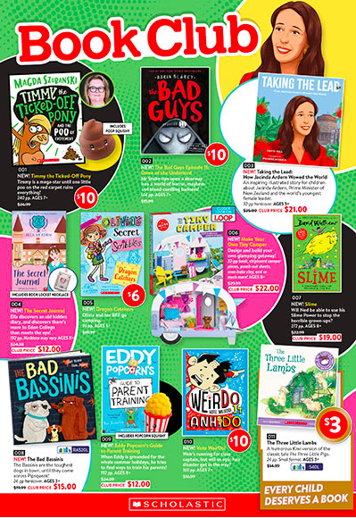 The latest edition of the Scholastic Book Club flyer is now out!