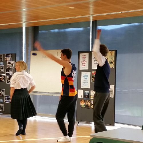 RNZB visit term #2 - with the Year 13 Drama class