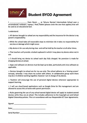BYOD Agreement p1