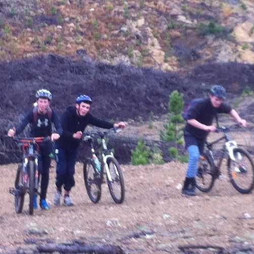 Heading up One Tree Hill - Year 11 PE Naseby 2016
