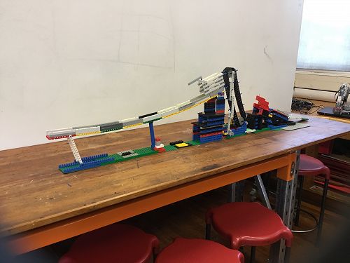 James Schollum room 11 made this marble lift machine