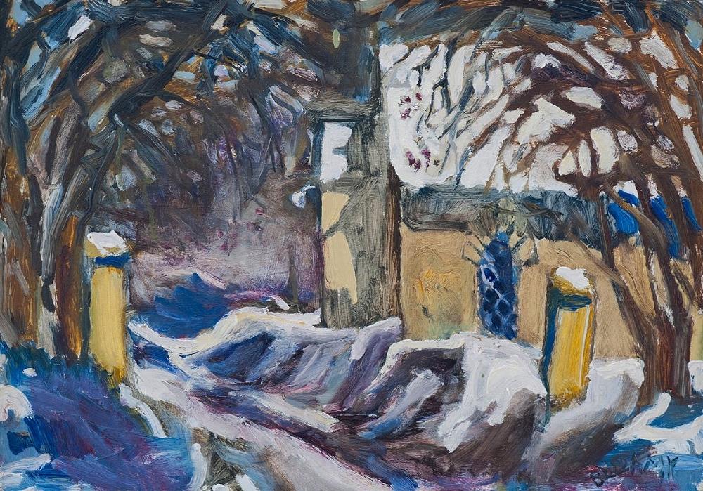 Currently on show at Bellamy's Gallery is 'Winter Oils', a collection of new and old paintings by Pauline Bellamy.