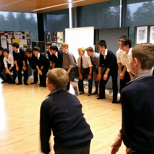 Ichikawa visit 2017. Enjoying a spot of 'drama'! 