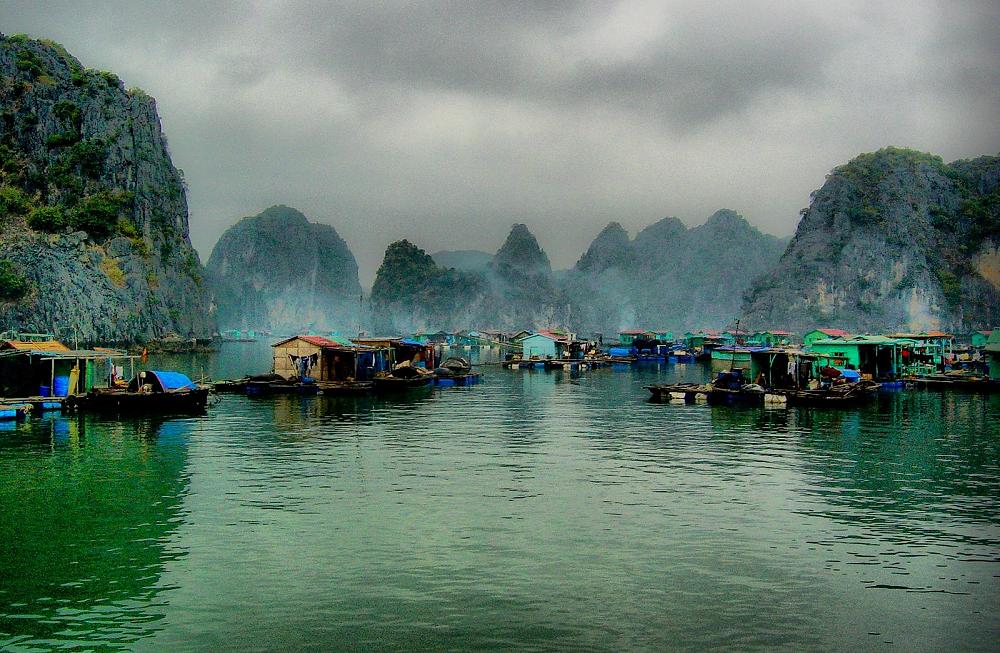 Halong Bay, North Vietnam,