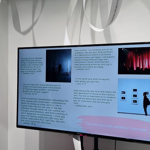 Messages of Aroha -- John McGlashan College outreach arts community project
