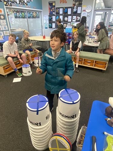 Music-Bucket Drumming