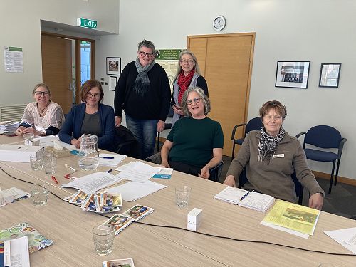 Gitty (Alexandra), Pauline (Mosgiel), Lisa (Vogel Street), Charmaine (Cromwell), Cat (Retail Development Manager/Vogel Street) and Pauline (Milton).