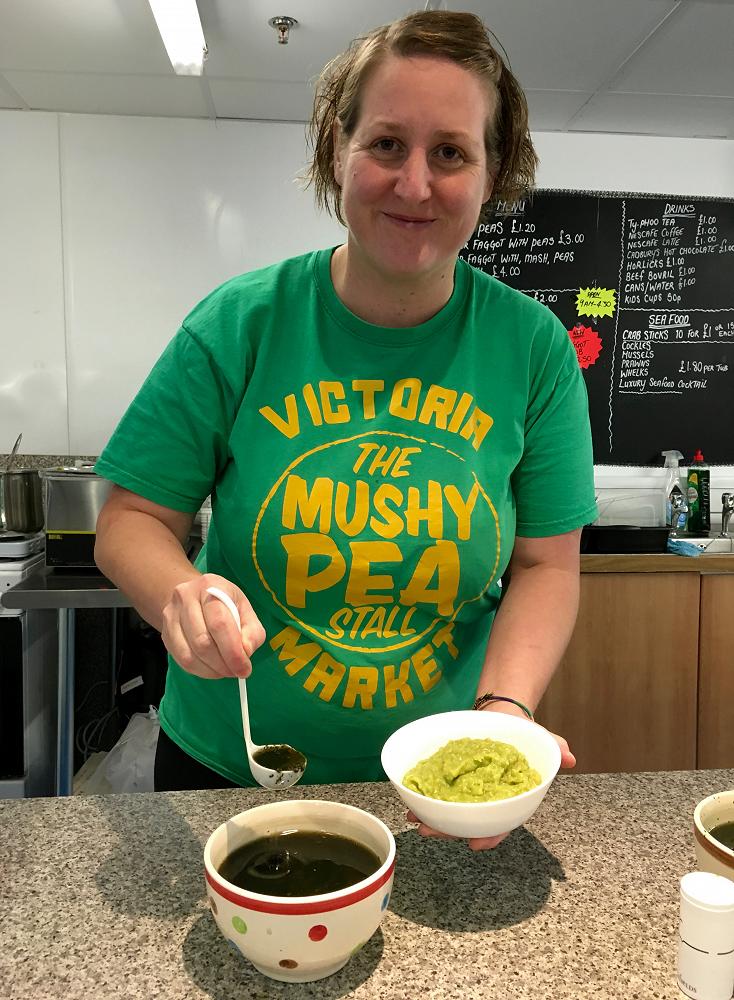 Mushy Peas and Mint Sauce