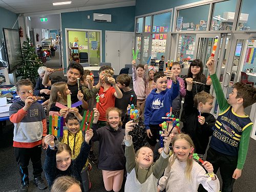 Rūma whā share their creations ready for the PBL market day