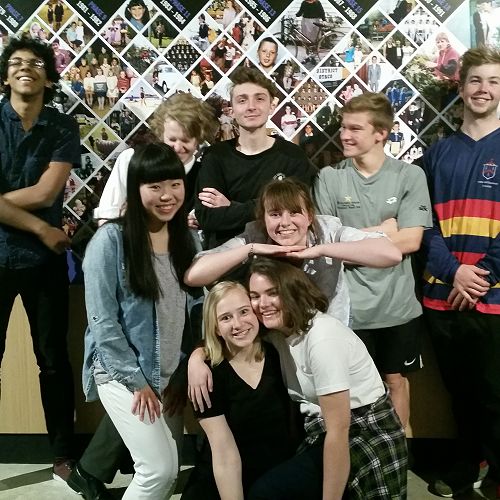 Level 3 Drama Devising at Toitu in the Dunedin Slice of Life Exhibition
