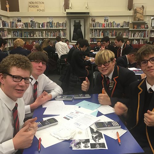 Senior OMAthalon&nbsp;Team - Jack, Will, George and Sam