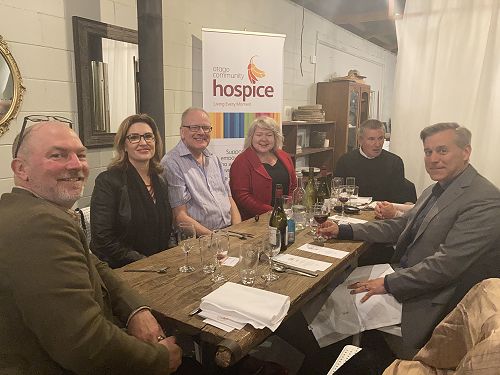 Steve and Pallas Hupe Cotter, Paul and Christine Pacey, Russell Garbutt & David Butler were on the top table.