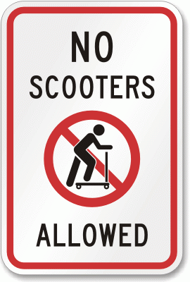 Scooters, Skateboards and Bicycles