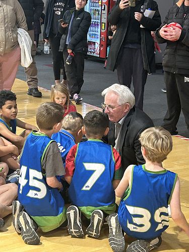The Kaikorai Sparks mini ball team being interviewed by the ODT #famous
