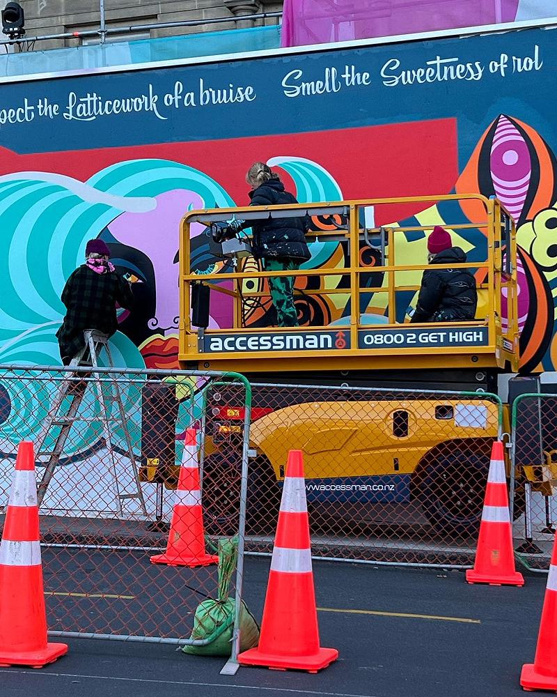 Iona Winter's poem ‘Intuit’ featured in mural