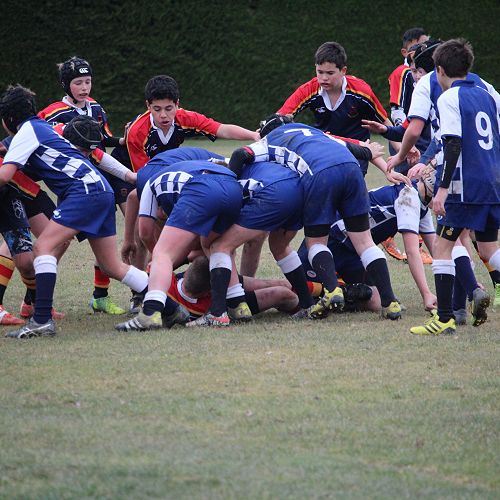 Waihi Rugby match... A tough battle in the icy conditions. Final score was 62-48 to the home team.&nbsp;