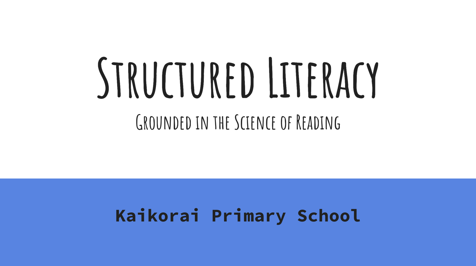 Structured Literacy ✏️