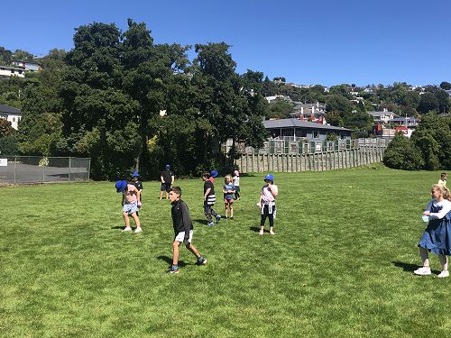 R9 enjoying some PE time down at Nairn St