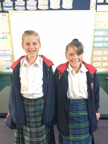 MacKenzie and Karli - Class Councillor and Deputy Class Councillor