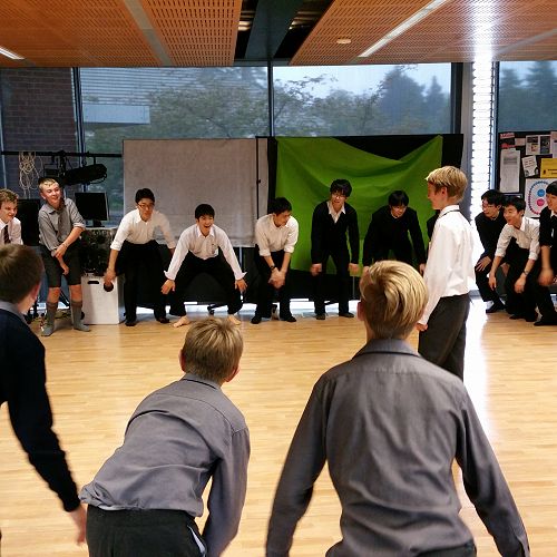 Ichikawa visit 2017. Enjoying a spot of 'drama'! 