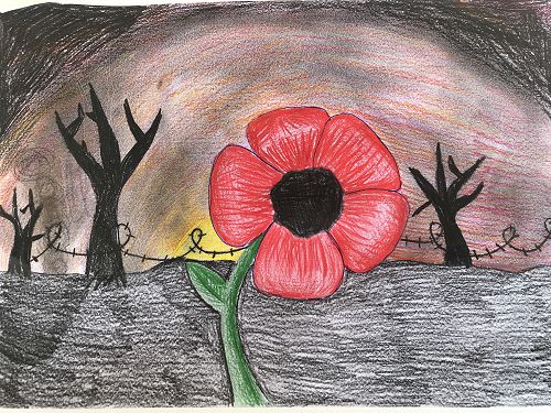 Anzac art by Jayda