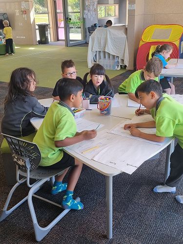 Creating our tree-riffic pictures about ourselves in Kākāriki