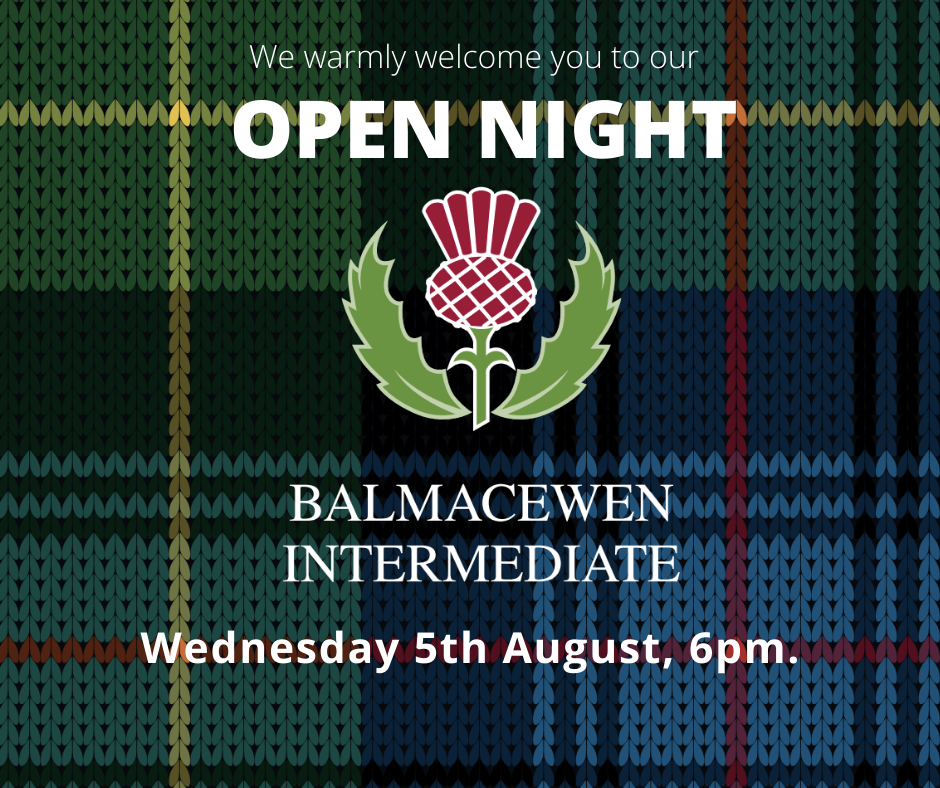 Balmacewen Intermediate Open Night