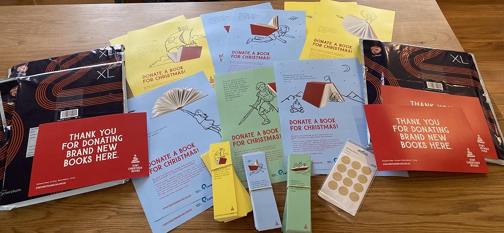 Update from the Kiwi Christmas Books kitchen table postage and packaging department