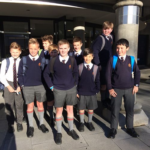 Some of the boys who attended the National Young Leaders Day 2017