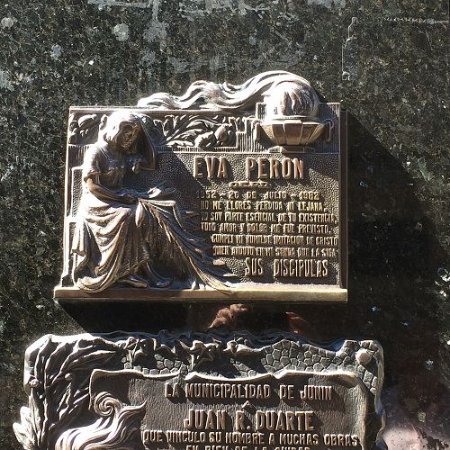 Eva Peron's grave, Recoleta Cemetery