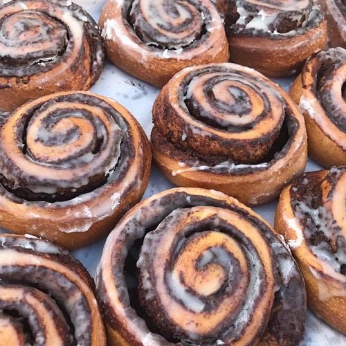 'Schneckennudeln' - they did not last long!