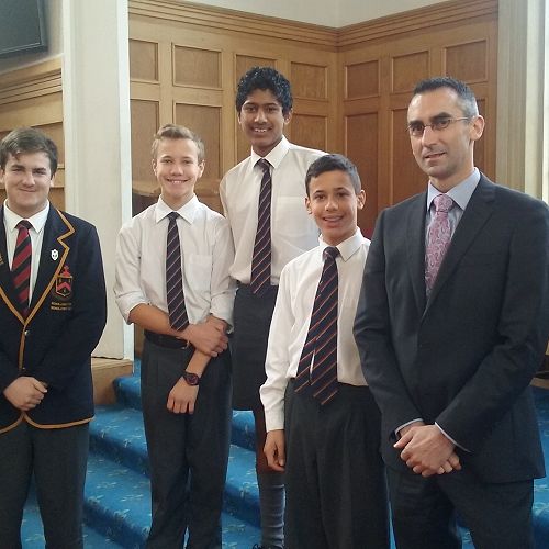 Year 9 Prepared Reading winner and judges