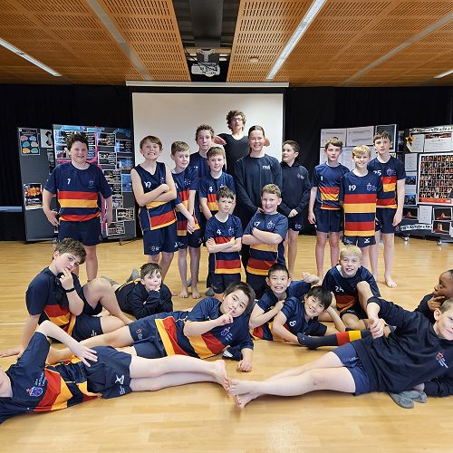 Our year 7 class after a healthy dose of dance with Neve