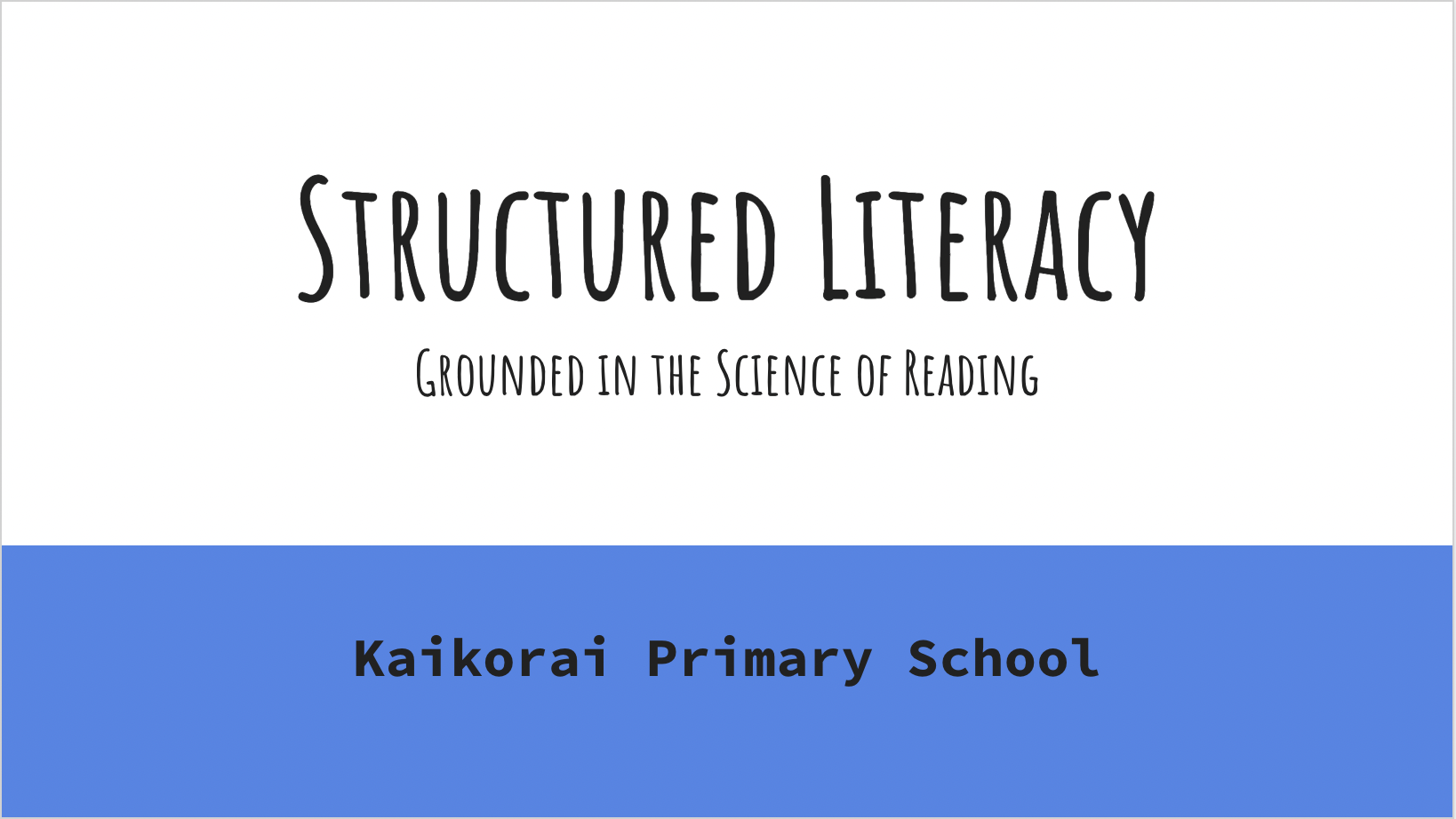 Structured Literacy - Term 4 Article 2