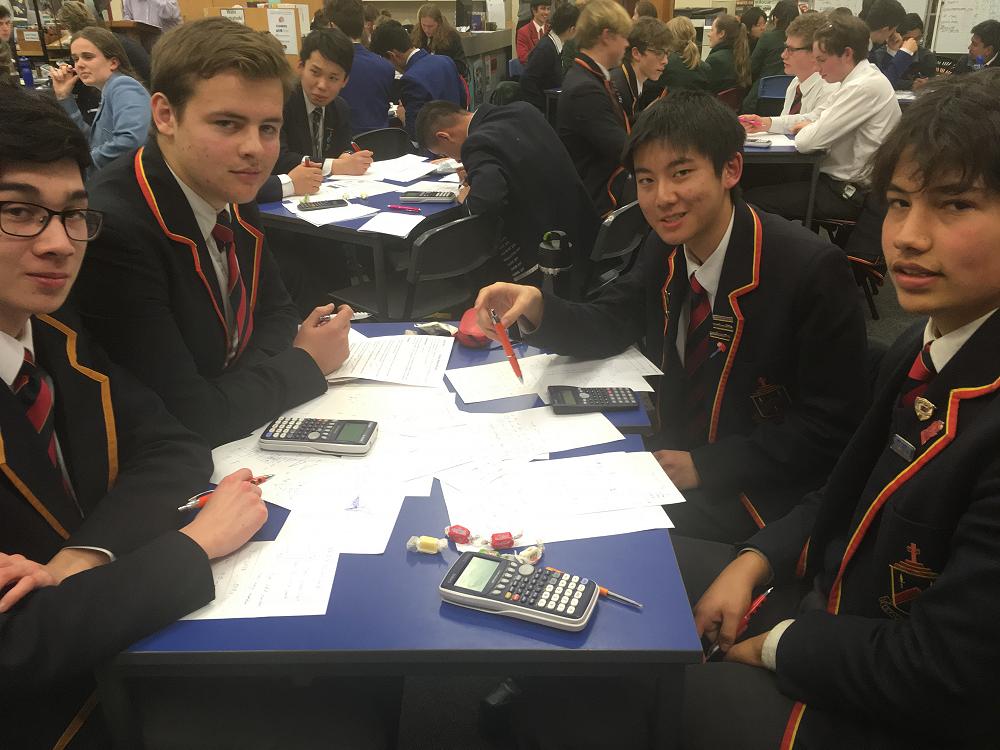 Senior OMAthalon Team - Ben, Jaiden, Boen and En