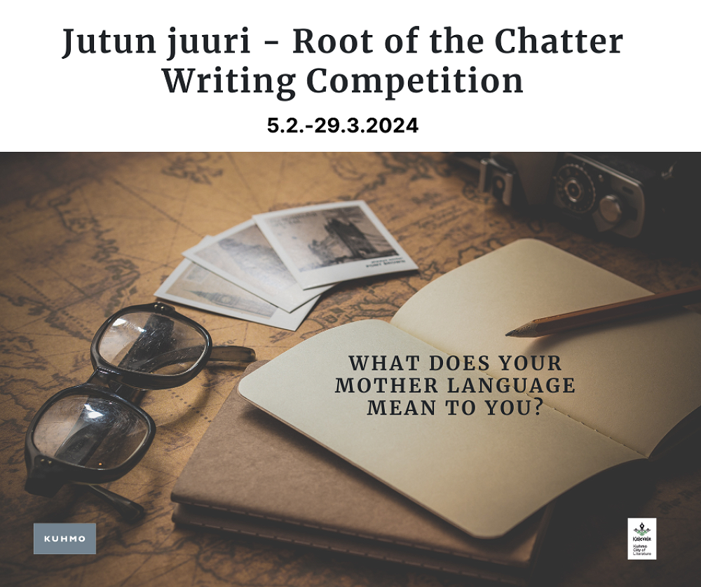 Jutun Juuri - Root of the Chatter Writing Competition for 15-21 -year-old youth living in a UNESCO City of Literature
