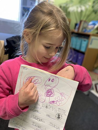 Hazel visited me to share her excellent writing